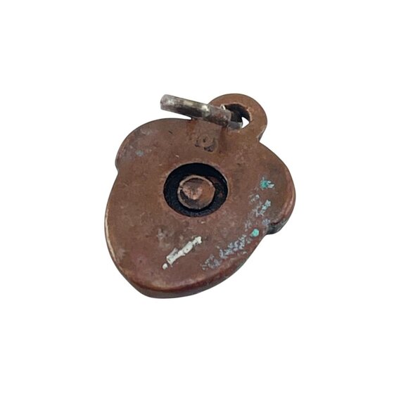 Antique Sears Oakbrook Acorn  Fob Copper Zipper Pull Patina Finish For Collector - Picture 3 of 5
